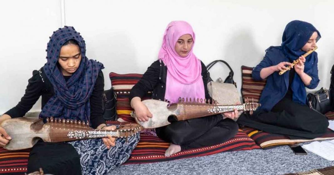 Afghan ban girls singing
