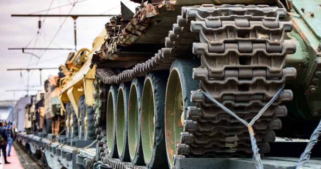 Arms exports rising stop