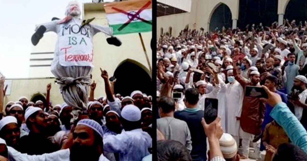 anti-Modi protest in Bangladesh