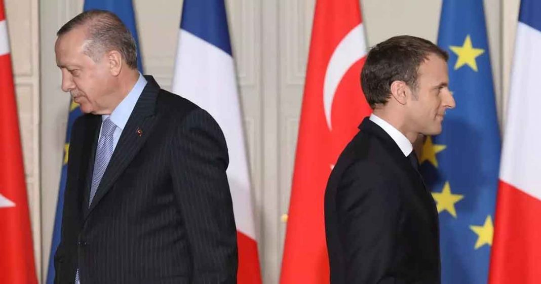 Macron warns Turkish interference