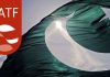 Pakistan flag with FATF logo