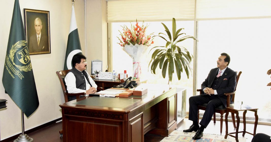 Gillani with Chairman Senate