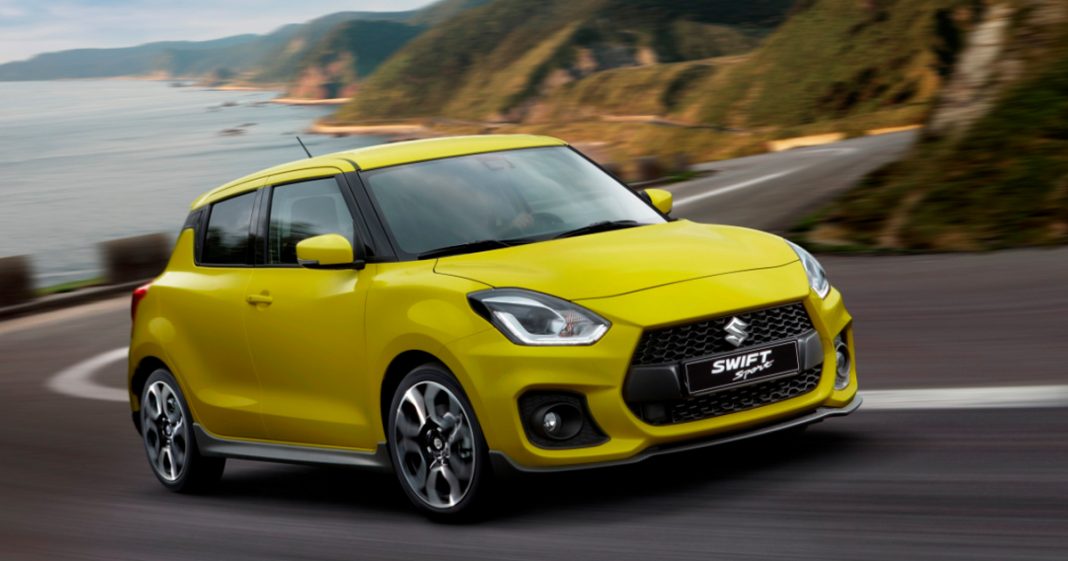 shows picture of a yellow swift