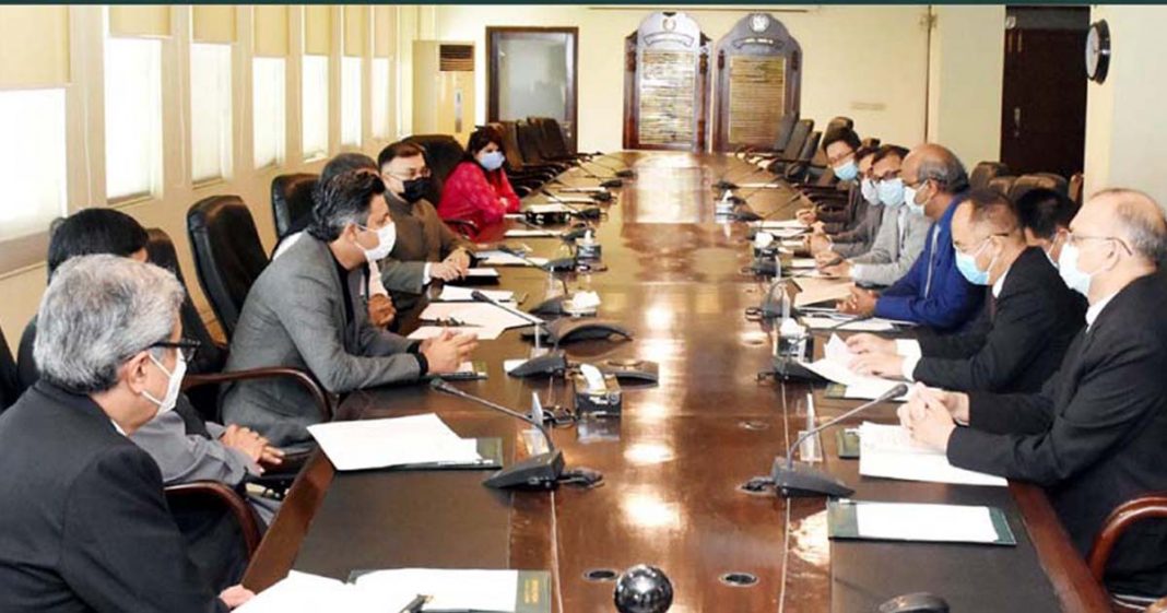 Pakistan China delegation meeting