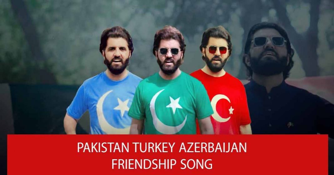 Pakistani artist compose song