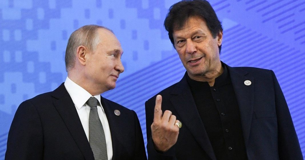Russian and Pakistan's leaders