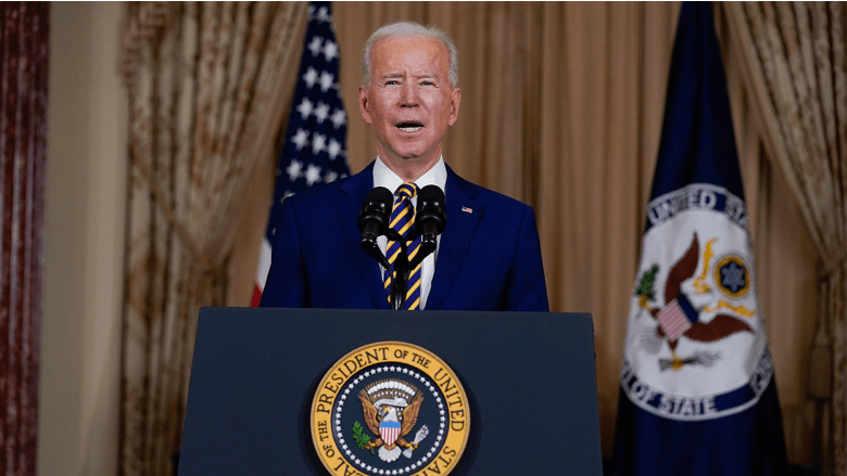 Biden on Taliban take over