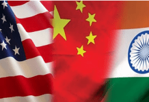 India US against China