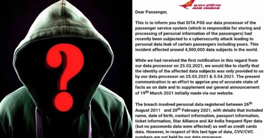 Air India data stolen