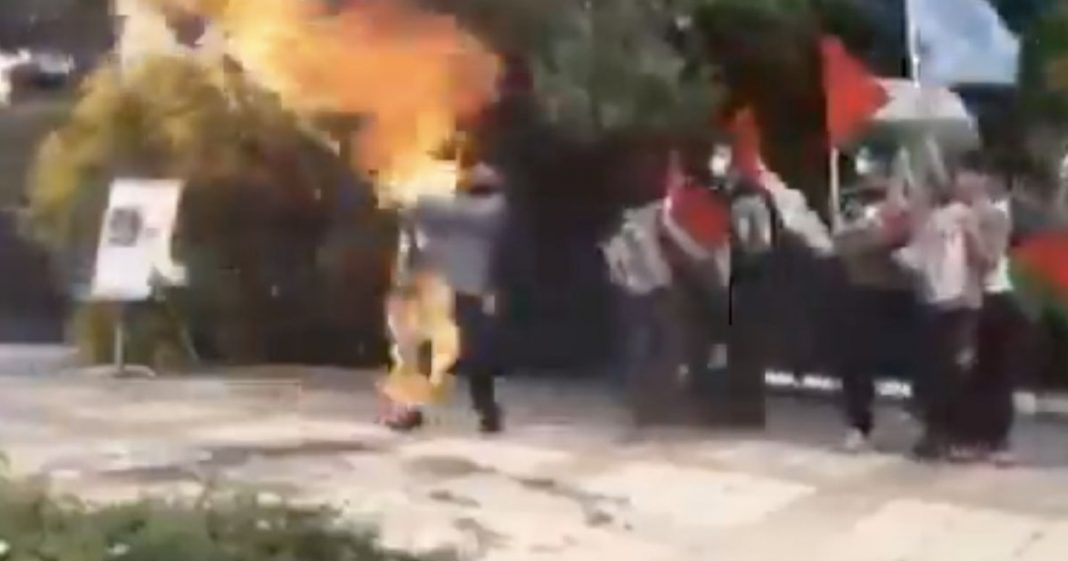 Israeli Flag Burnt on Al Quds Day