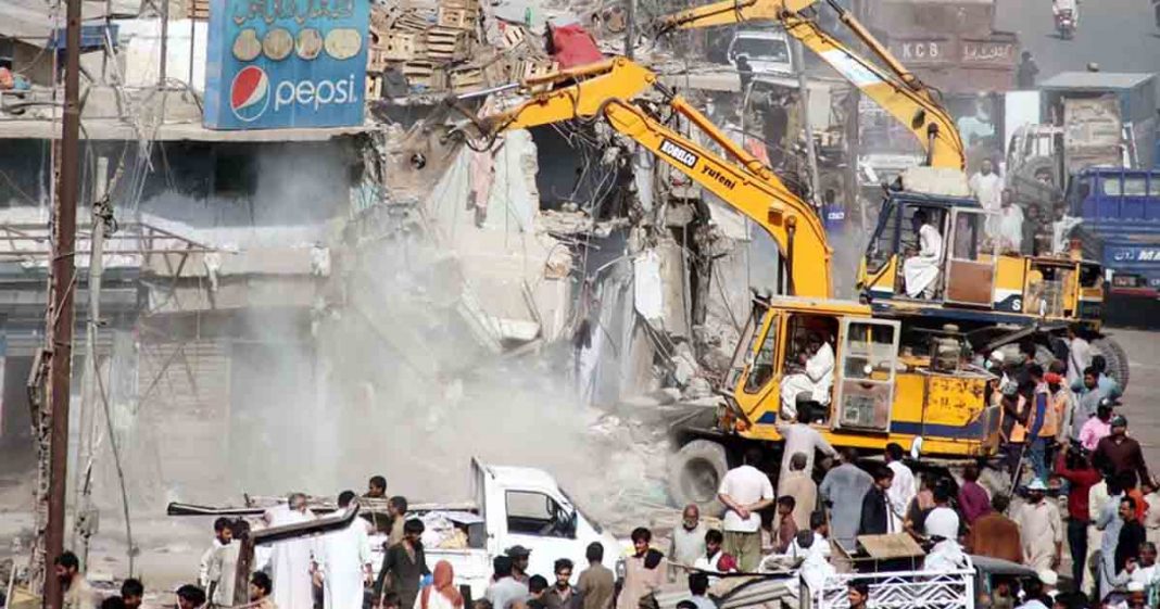 CJP expresses annoyance over encroachments in Karachi CJP encroachments in Karachi