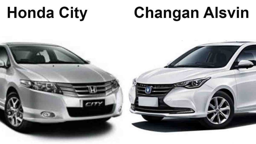 Changan Alsvin vs. Honda City