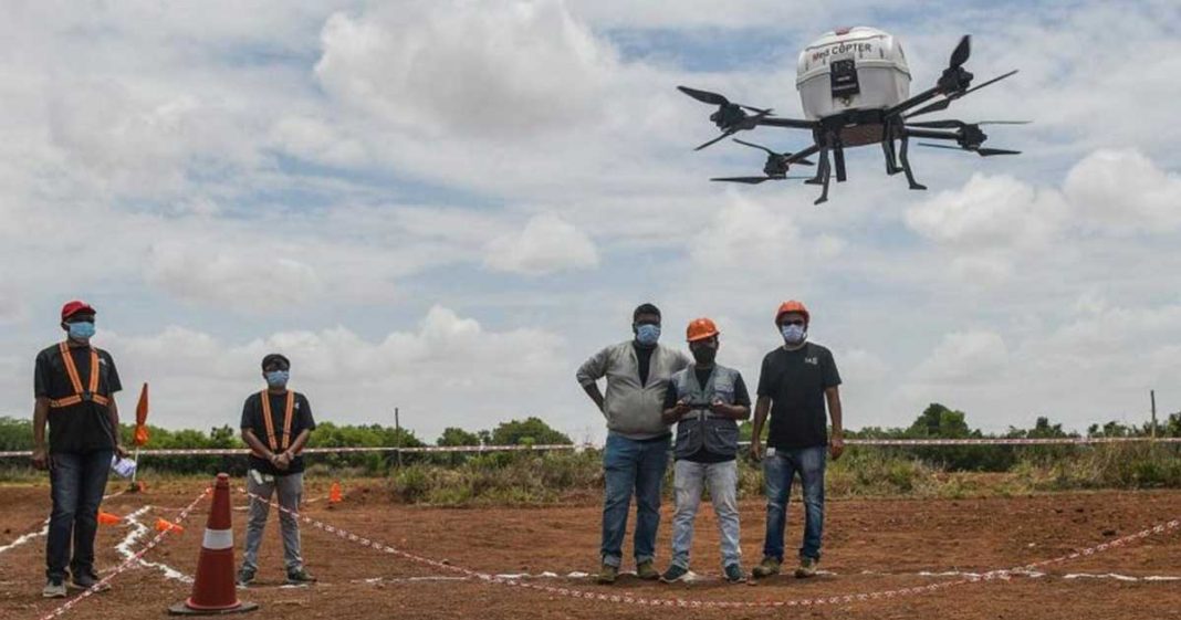 drone deliveries vaccine