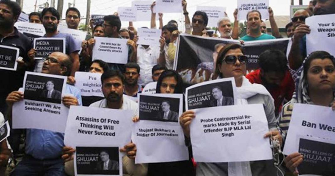 Kashmiri journalist assassination