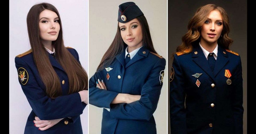 Russia female prison warden