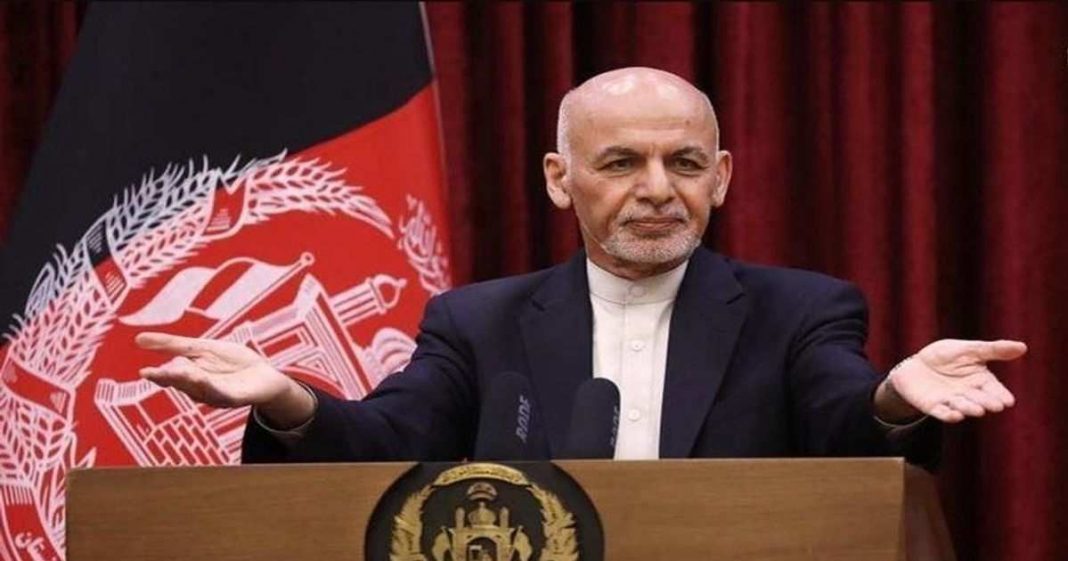 Afghan president blame Taliban