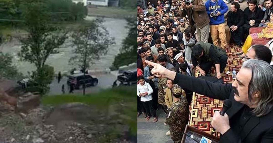 attack on Gandapur convoy