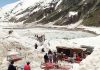 Glacier melt in Gilgit