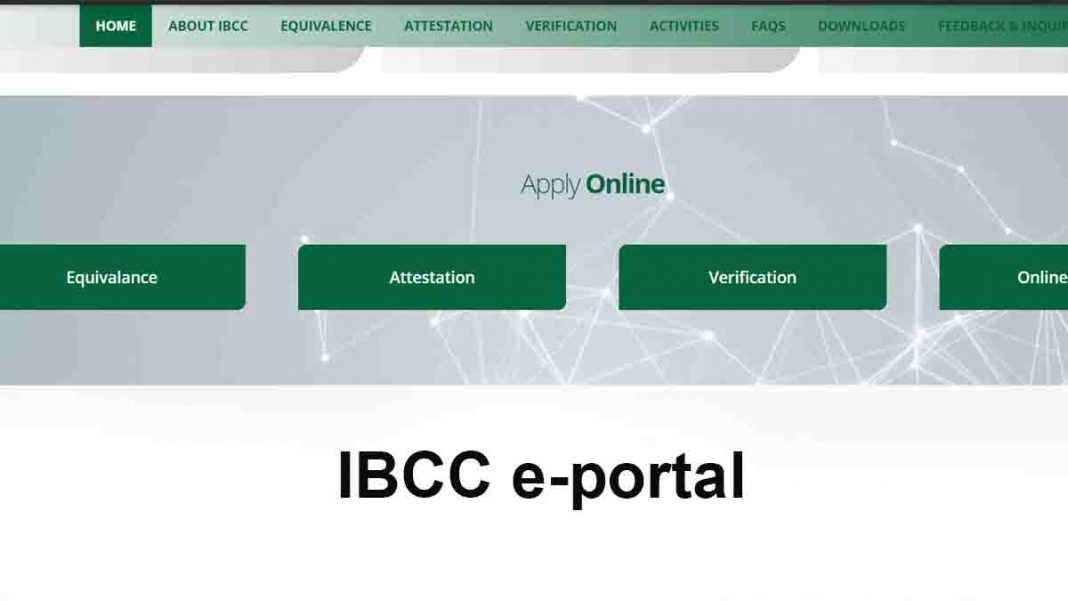 IBCC equivalence portal