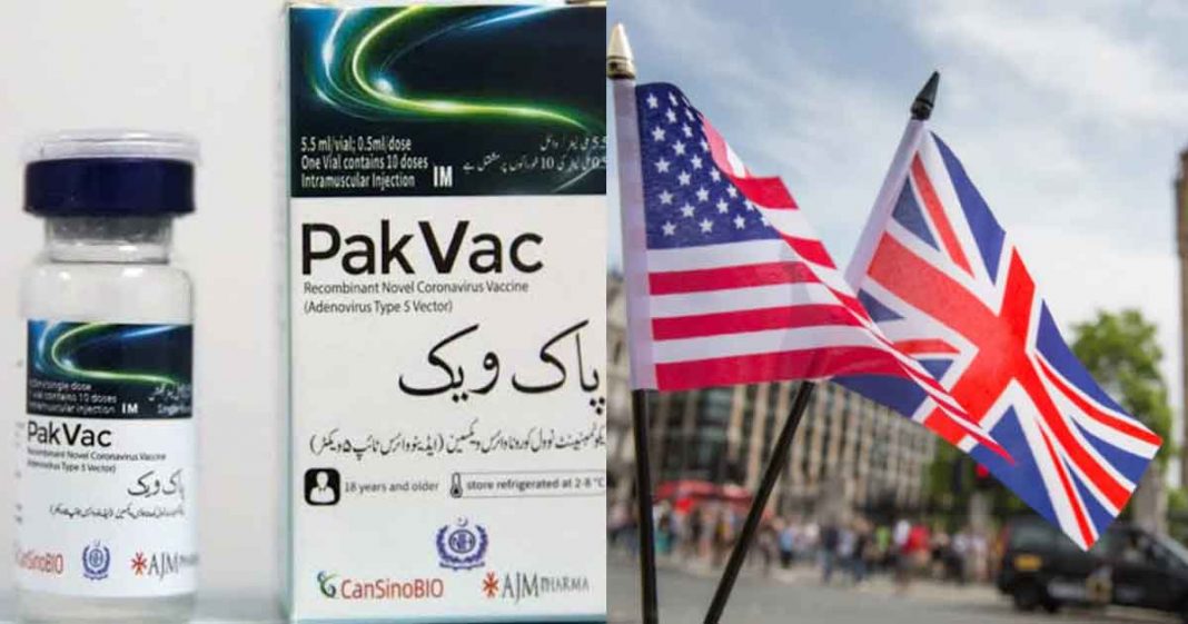 PakVac acceptable in US and UK