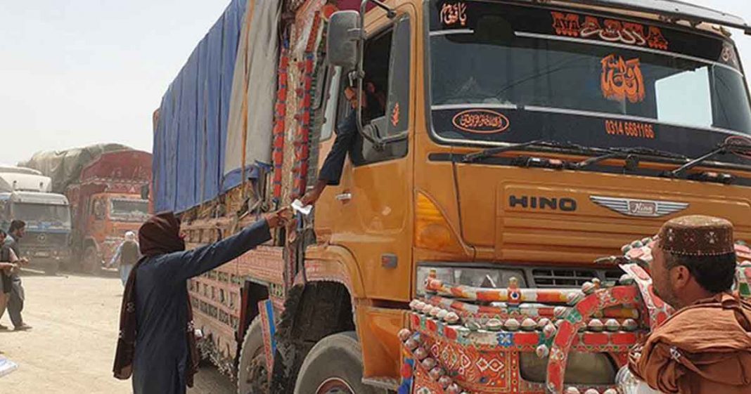 Pakistan-Afghan trade route