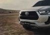 Silver Colored Hilux Revo 2021 in desert