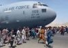 Afghan flee airport
