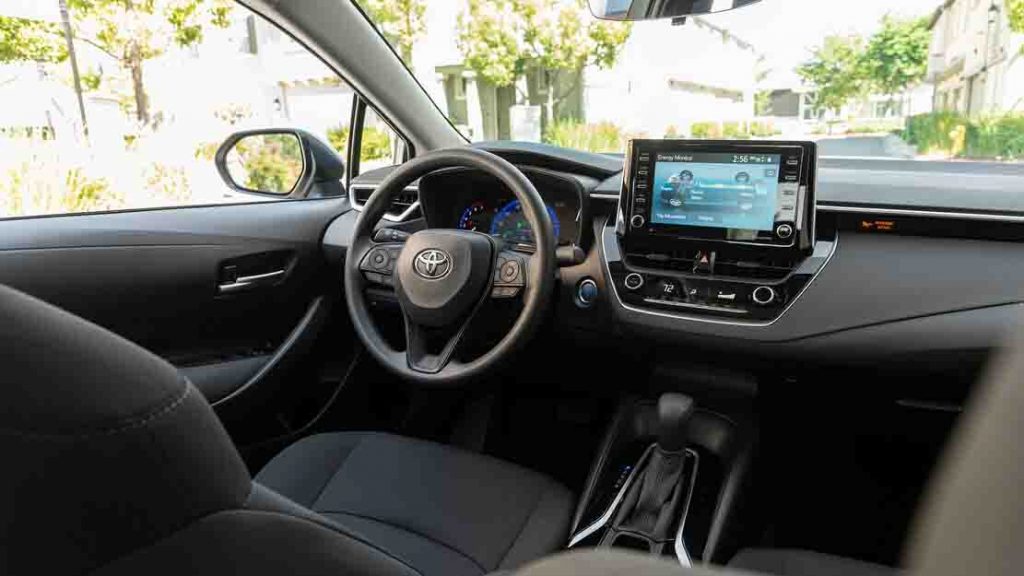 Corolla Hybrid 2021 interior