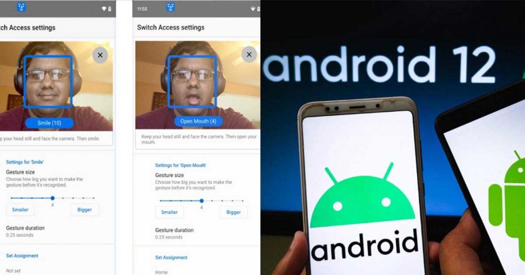 control phones with facial expressions