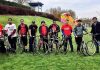 Heroic cyclists raise for mosque