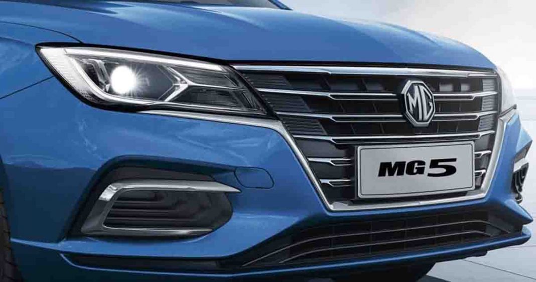 MG 5 Sedan exterior