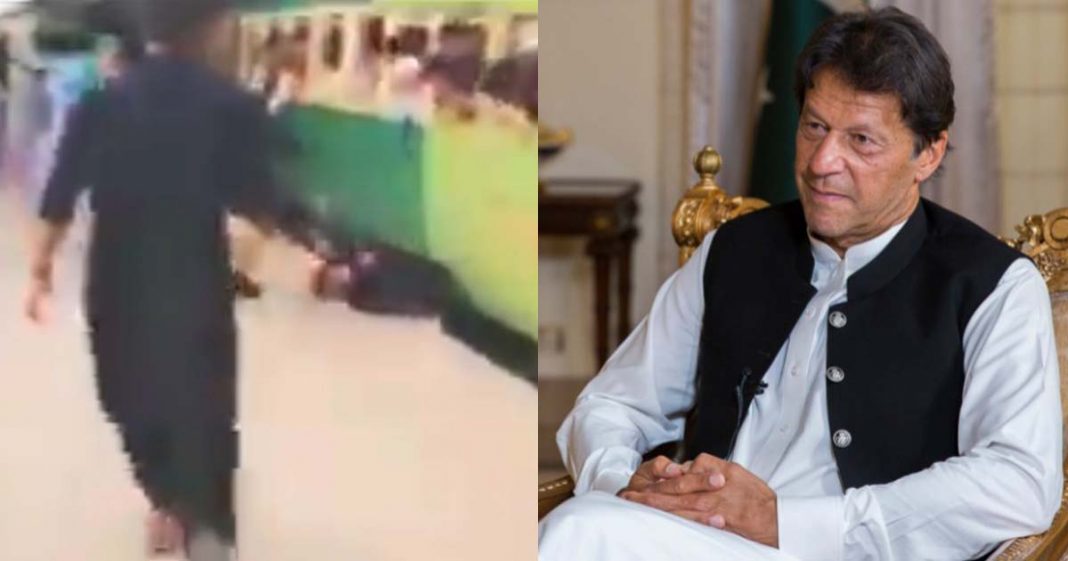 PM Khan praises policeman