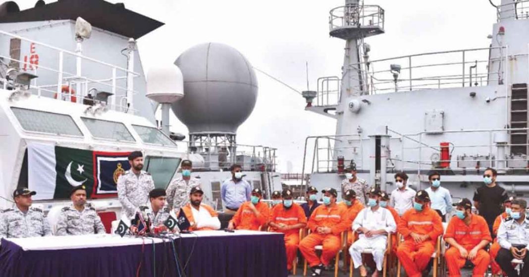Pakistan Navy save ship