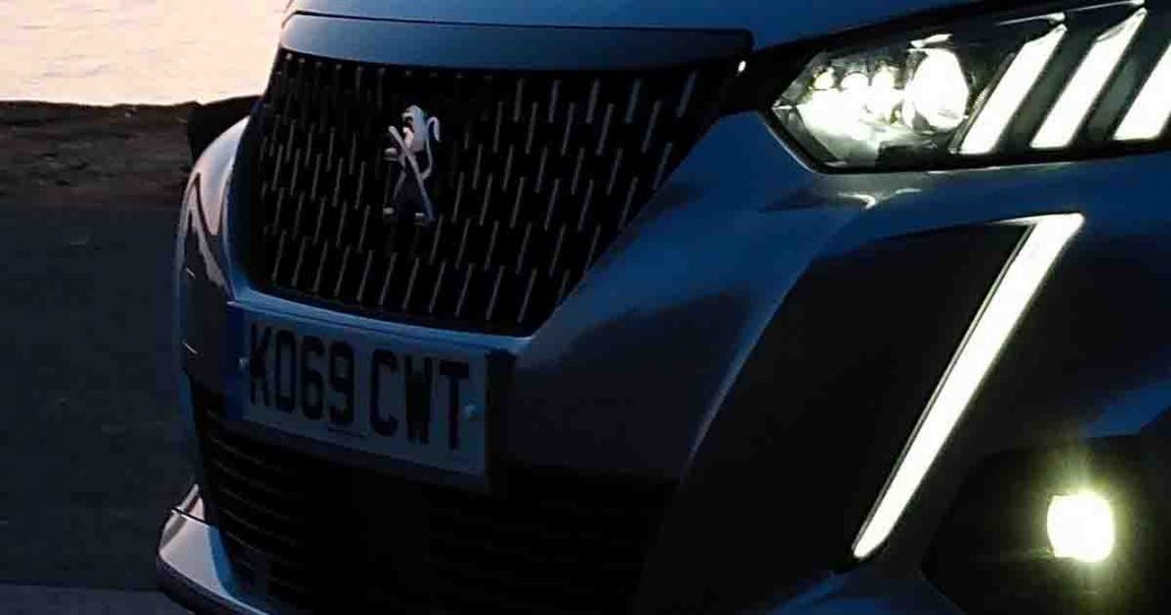 Shows Peugeot 2008 front view to be launched by LMC