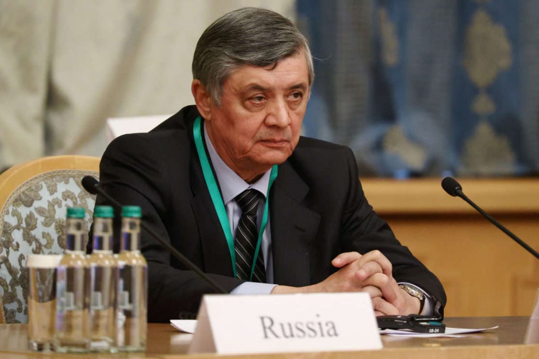 Russian Ambassador holding a meeting for Afghan talks