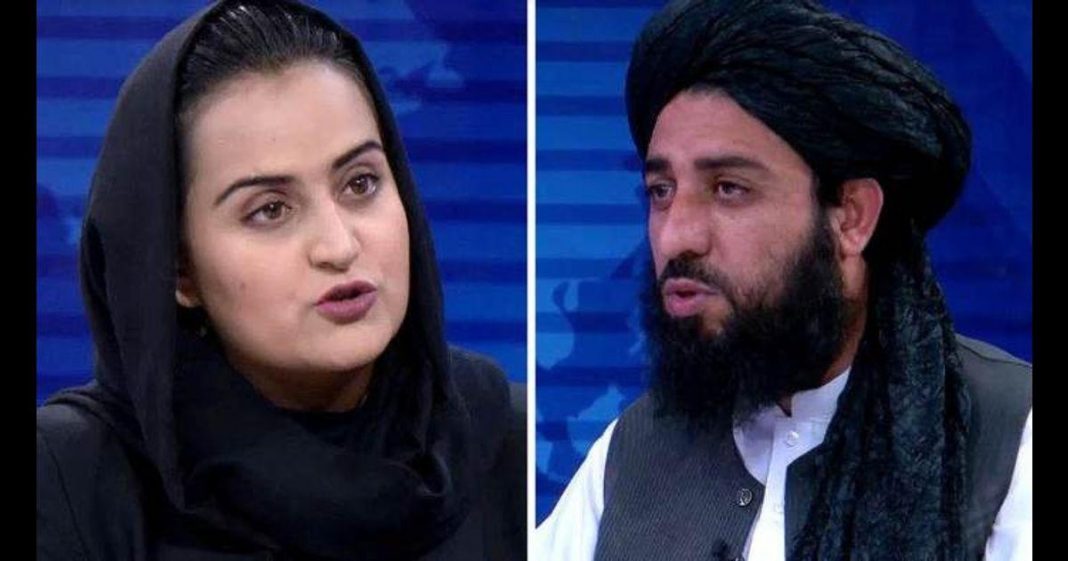 female journalist flees Afghanistan