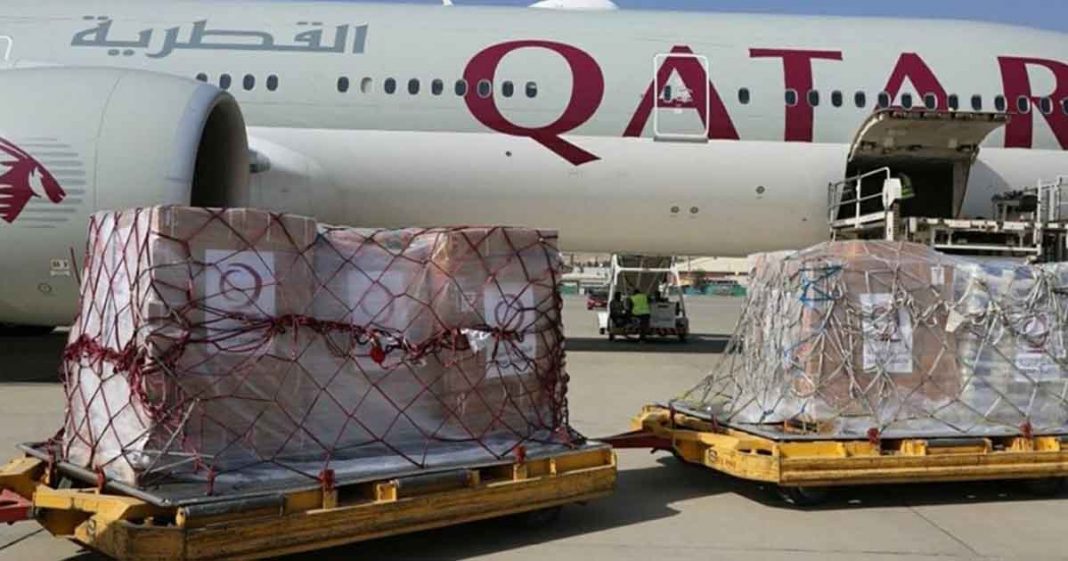 Qatari humanitarian aid to Afghanistan