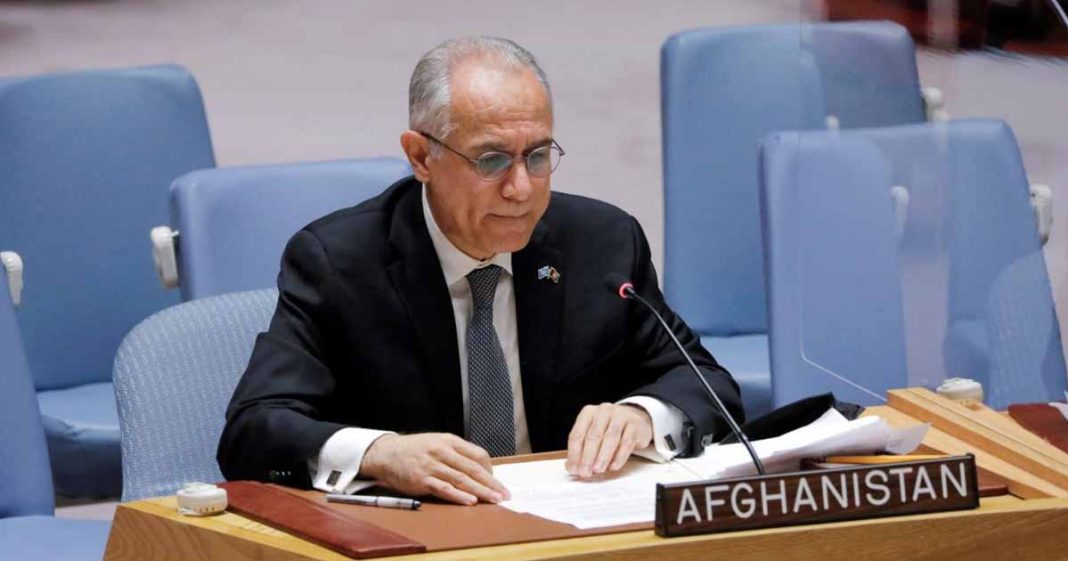 Afghan envoy withdraws UNGA