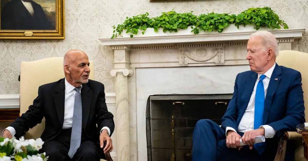 Ghani Biden call before Taliban takeover