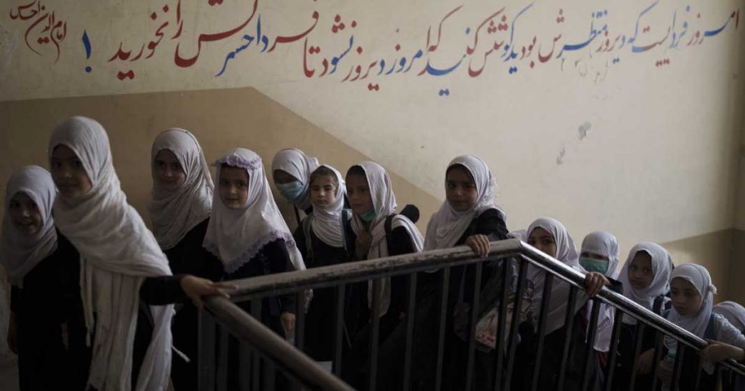 Girls return to schools