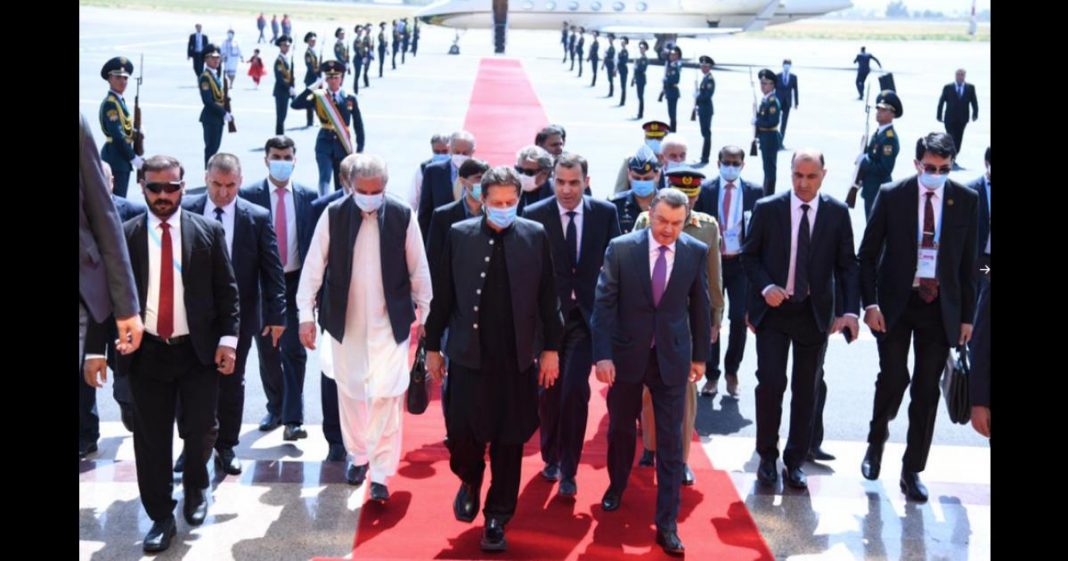 PM Imran Khan lands in Dushanbe for 20th SCO summit