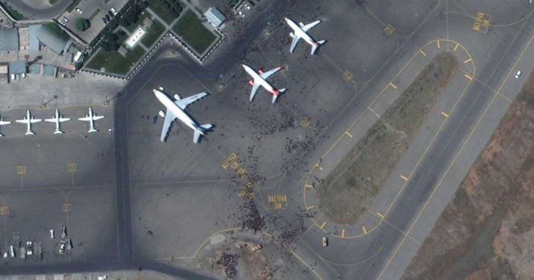 US violation of Afghan airspace