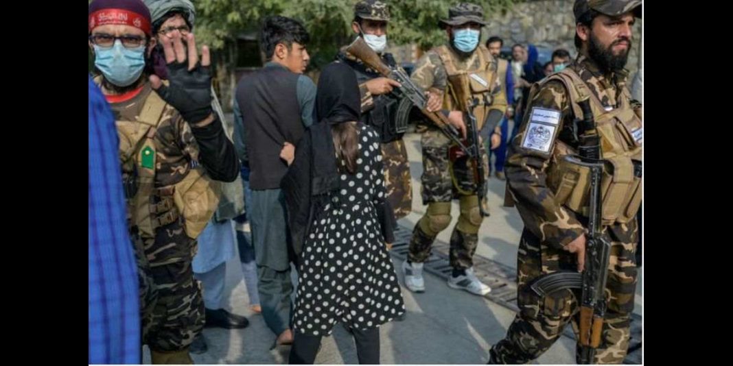 Taliban's crackdown on women protestors on Thursday