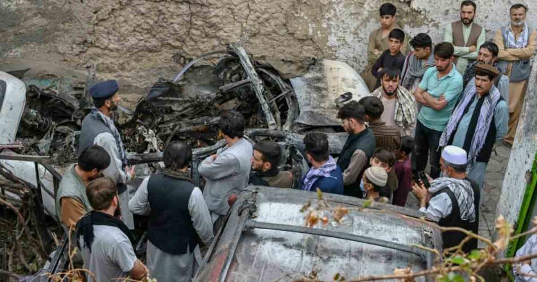 US strike targeted aid worker