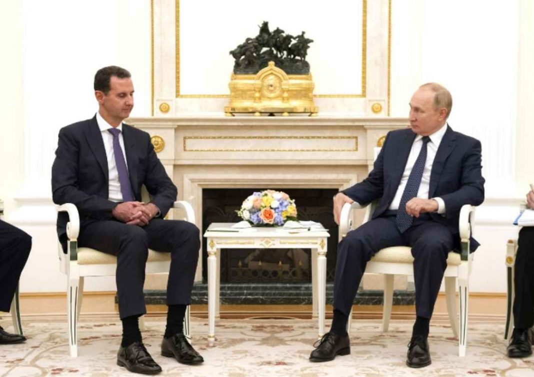Assad in Moscow, Putin Syria