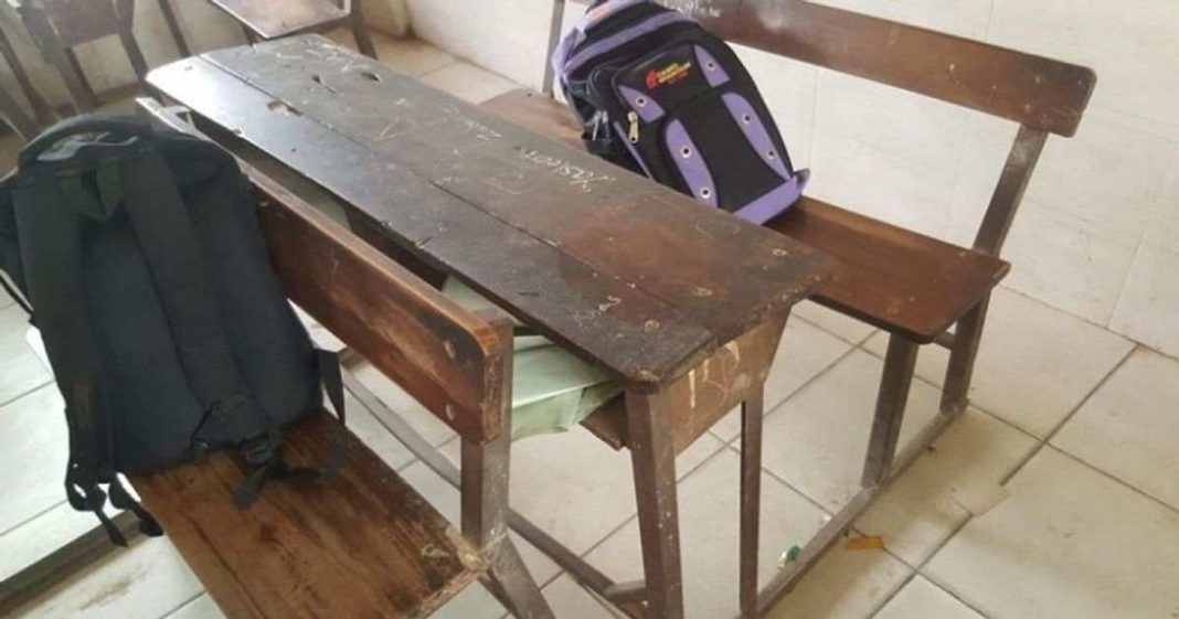Sindh school desks