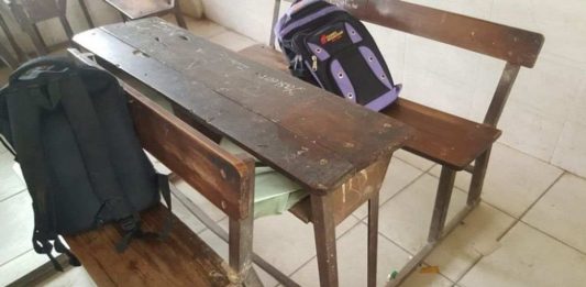 Sindh school desks