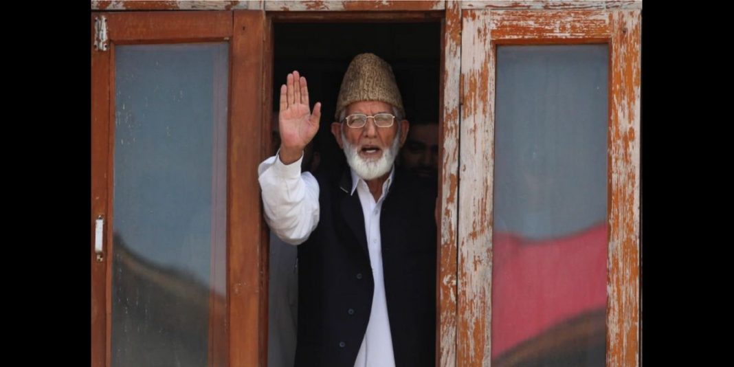 footage of Geelani's last funeral rites sparks anger