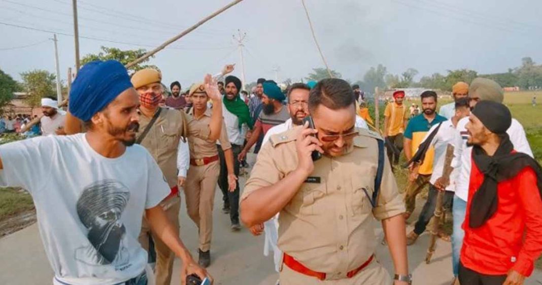 India farmer protest violence