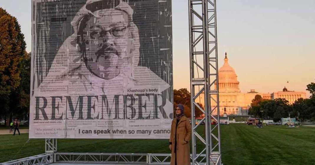 Khashoggi fiancee urges Biden